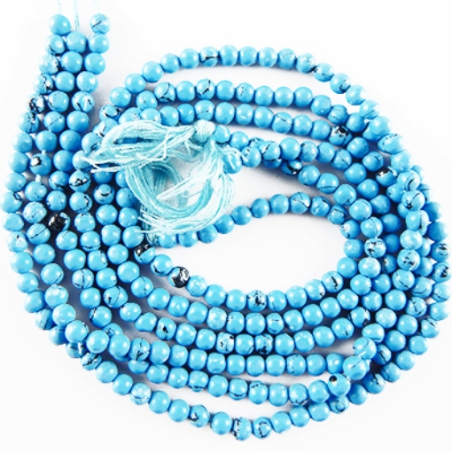 Turquoise (manmade) 5mm round