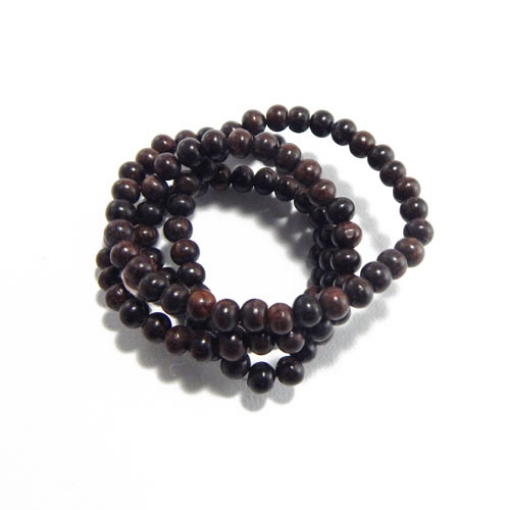 Picture of Perles en bois de rose 6 mm